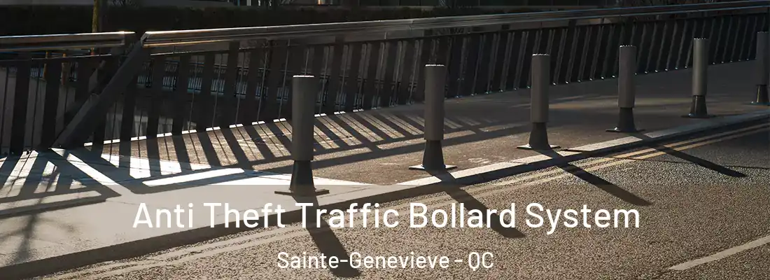  Anti Theft Traffic Bollard System Sainte-Genevieve - QC