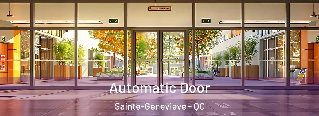  Automatic Door Sainte-Genevieve - QC