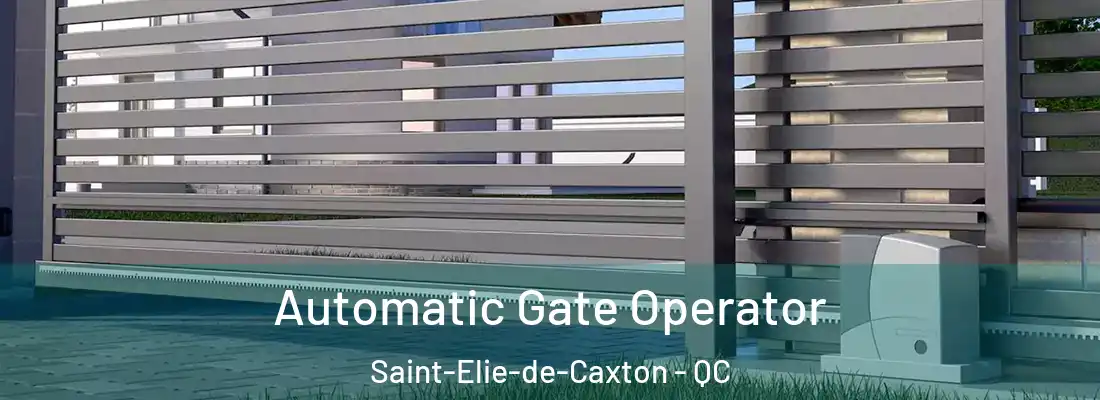  Automatic Gate Operator Saint-Elie-de-Caxton - QC