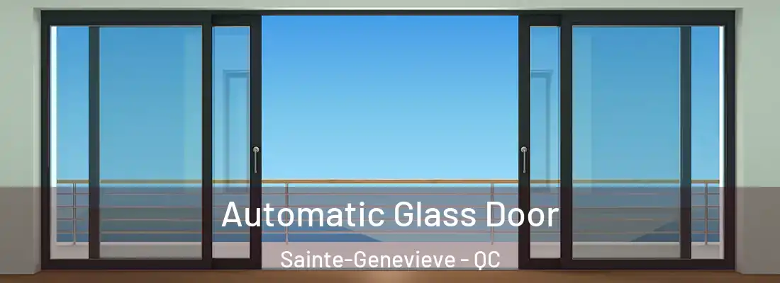  Automatic Glass Door Sainte-Genevieve - QC