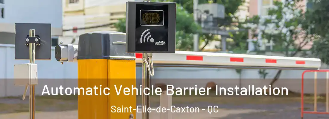  Automatic Vehicle Barrier Installation Saint-Elie-de-Caxton - QC