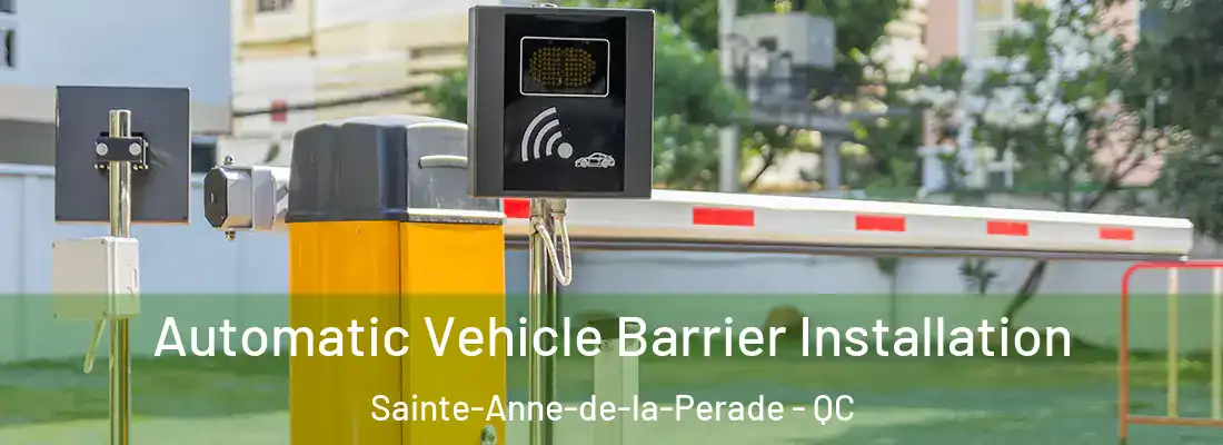  Automatic Vehicle Barrier Installation Sainte-Anne-de-la-Perade - QC