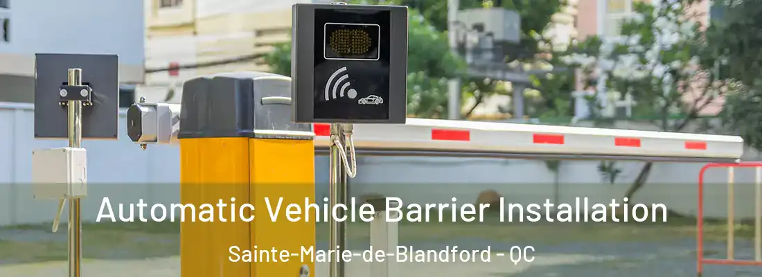  Automatic Vehicle Barrier Installation Sainte-Marie-de-Blandford - QC