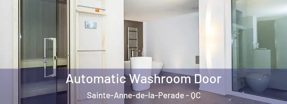  Automatic Washroom Door Sainte-Anne-de-la-Perade - QC