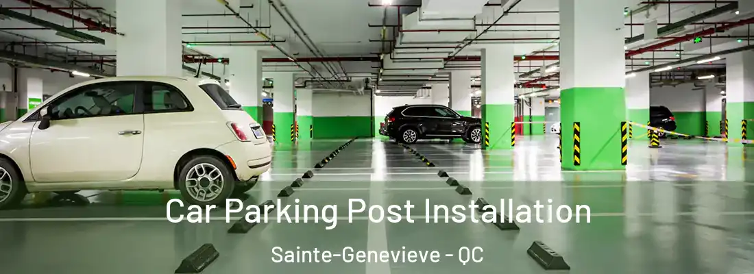  Car Parking Post Installation Sainte-Genevieve - QC