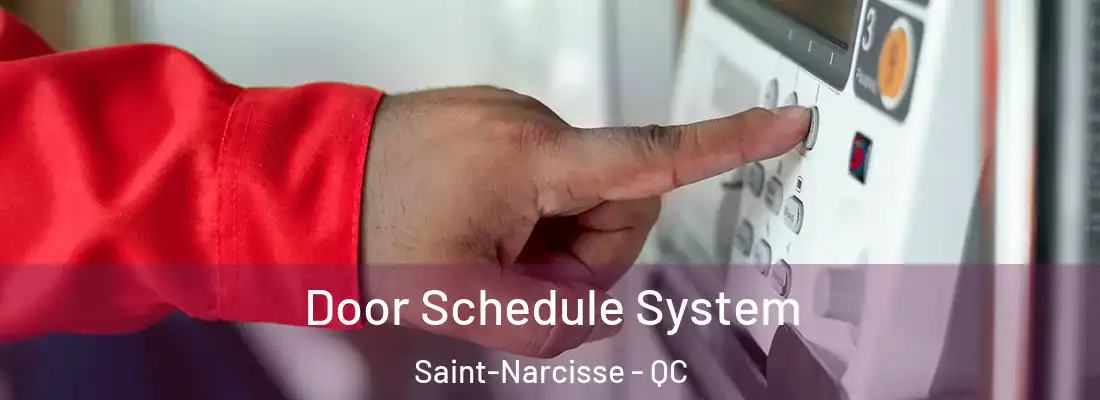  Door Schedule System Saint-Narcisse - QC