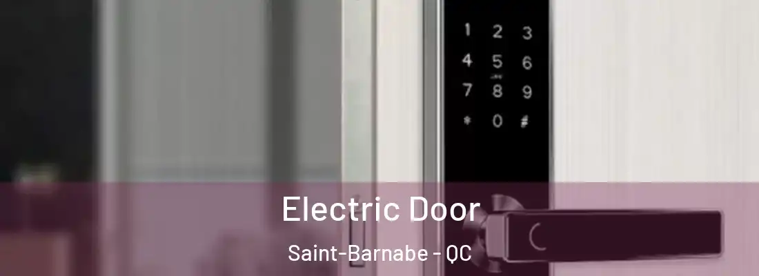  Electric Door Saint-Barnabe - QC