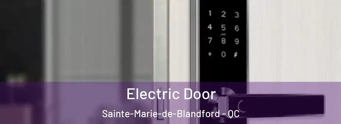  Electric Door Sainte-Marie-de-Blandford - QC