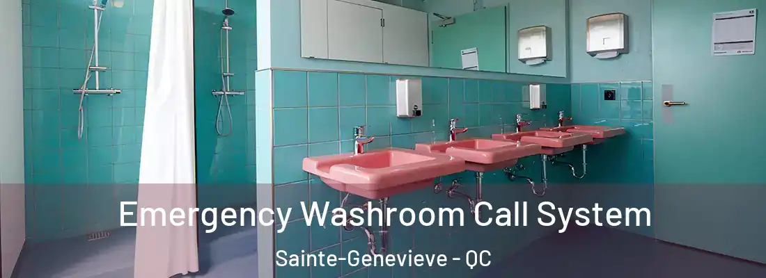 Emergency Washroom Call System Sainte-Genevieve - QC