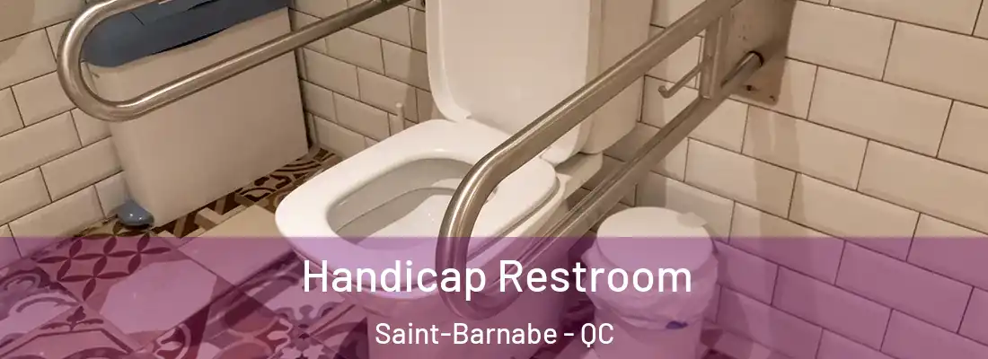  Handicap Restroom Saint-Barnabe - QC