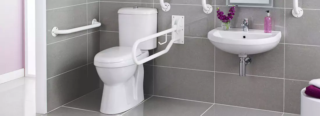 Modern Handicap Bathroom Solutions with Safety Features in Trois-Rivieres, QC