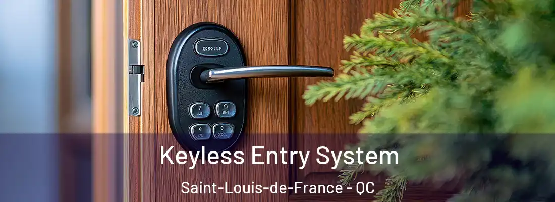  Keyless Entry System Saint-Louis-de-France - QC