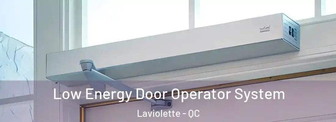  Low Energy Door Operator System Laviolette - QC