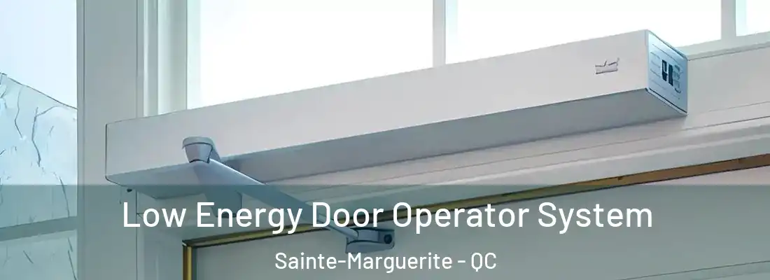  Low Energy Door Operator System Sainte-Marguerite - QC