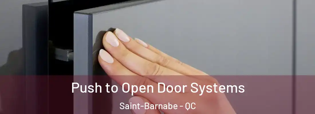  Push to Open Door Systems Saint-Barnabe - QC