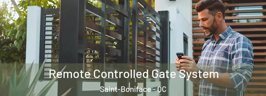  Remote Controlled Gate System Saint-Boniface - QC