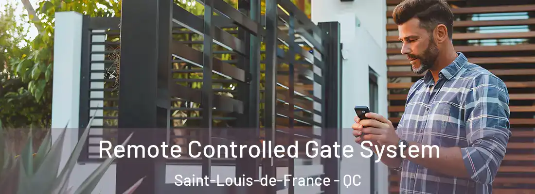  Remote Controlled Gate System Saint-Louis-de-France - QC