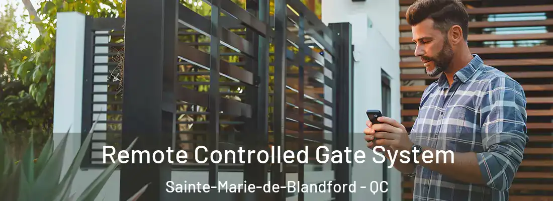  Remote Controlled Gate System Sainte-Marie-de-Blandford - QC