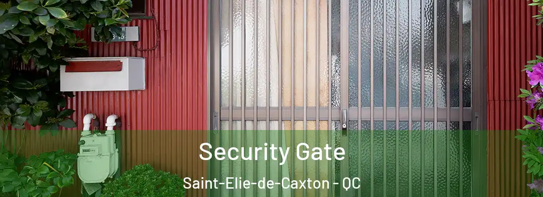  Security Gate Saint-Elie-de-Caxton - QC