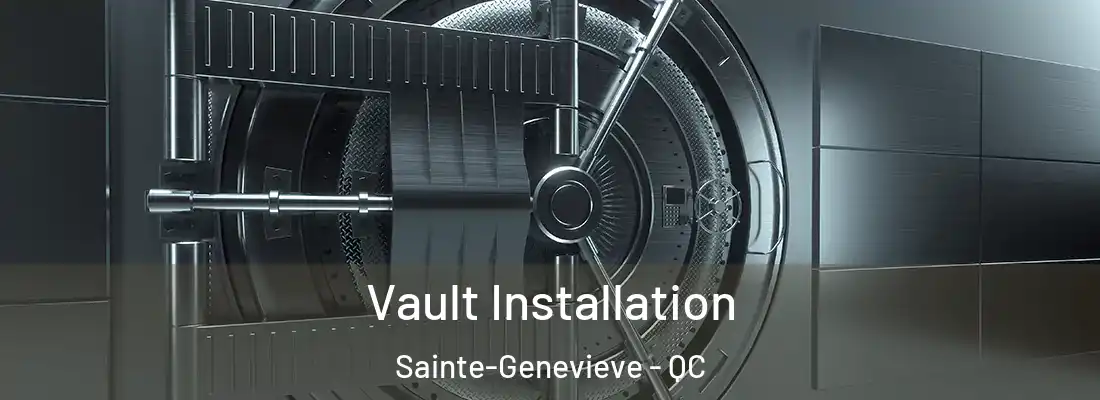  Vault Installation Sainte-Genevieve - QC